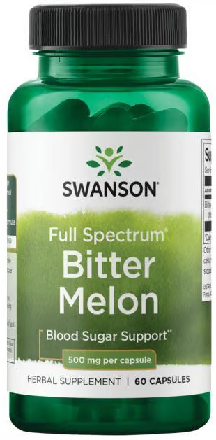 Swanson Bitter Melon Full Spectrum 500mg Capsules 60