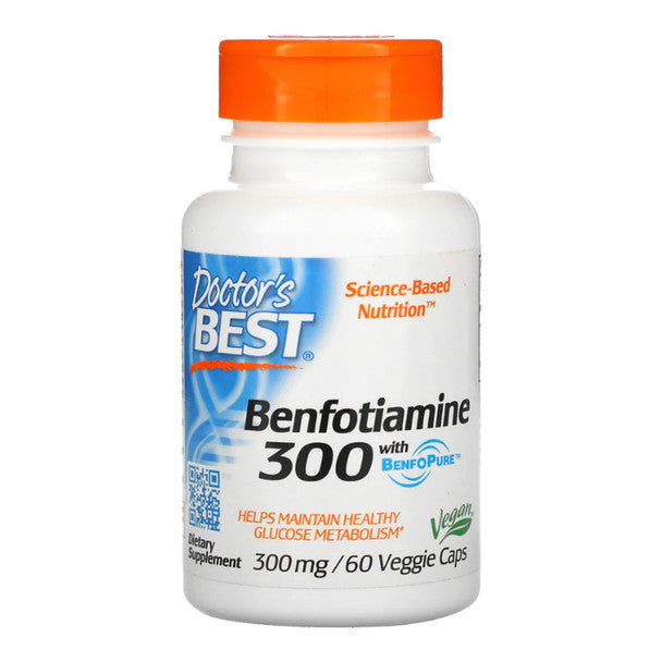 Doctor's Best  Benfotiamine 300 Vegecaps 60