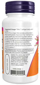 Now 維生素 E-1000 混合生育酚軟膠囊 100 粒