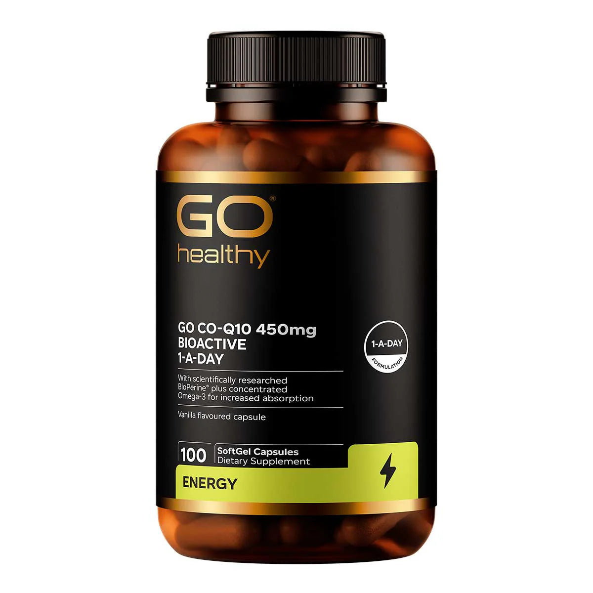 Go Healthy Co-Q10 450mg Bioactive 1-A Day