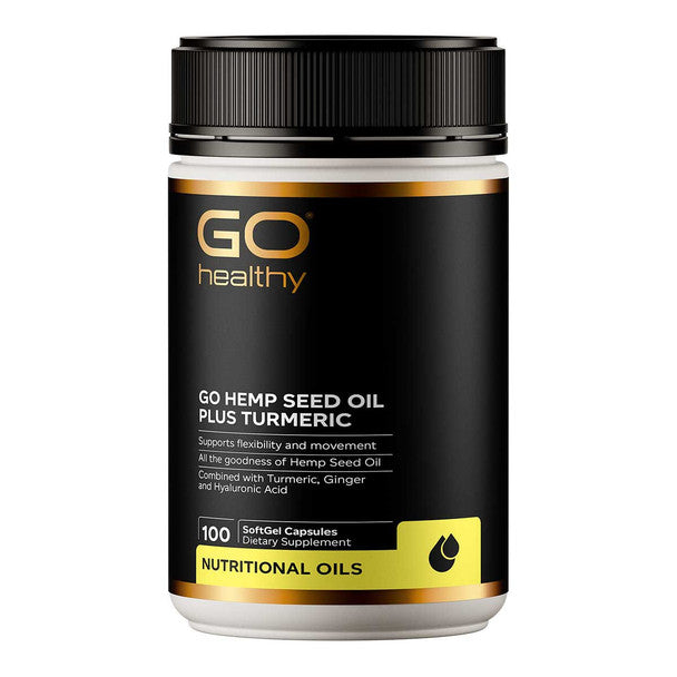 Go Healthy Go 大麻籽油加薑黃 100粒