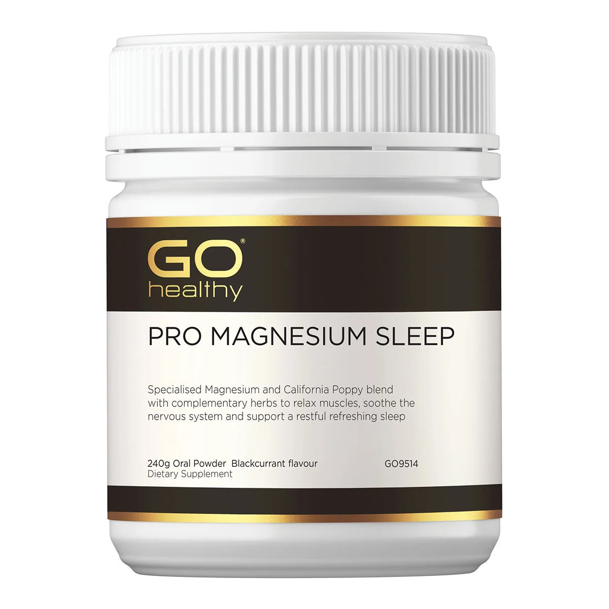 Go Healthy Pro Magnesium Sleep Powder Blackcurrant