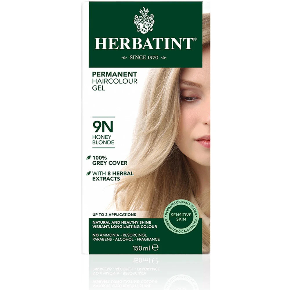 Herbatint Permanent Herbal Haircolour Gel - Honey Blonde 9N