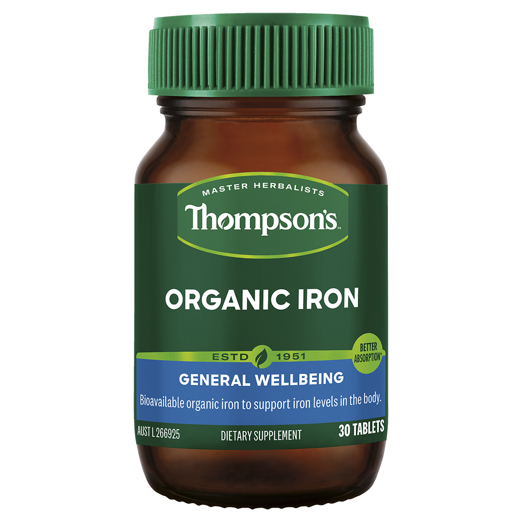 Thompsons Organic Iron Tablets