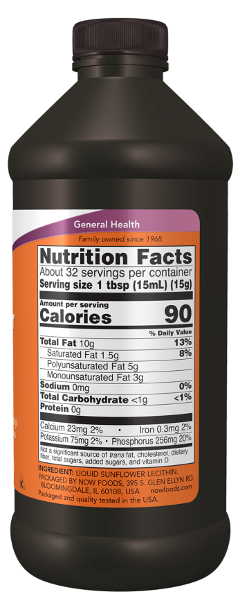NOW 向日葵卵磷脂液體 473毫升