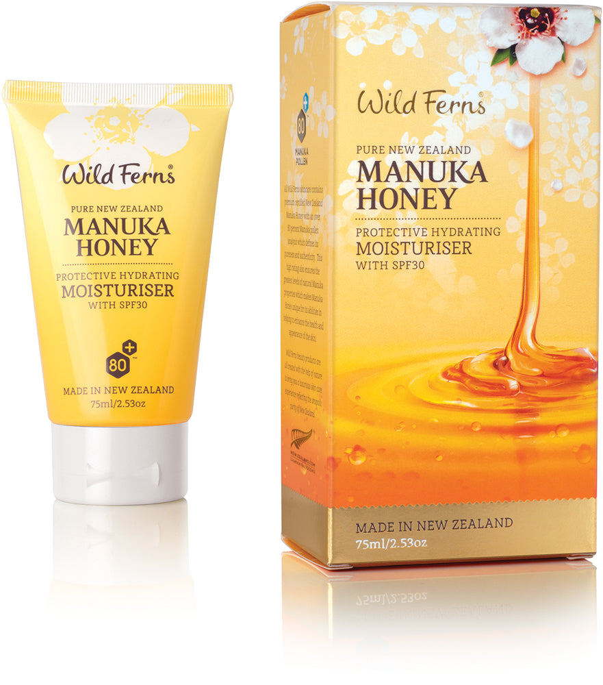 Wild Ferns 麥盧卡蜂蜜防護保濕霜 SPF30 75ml（新品）