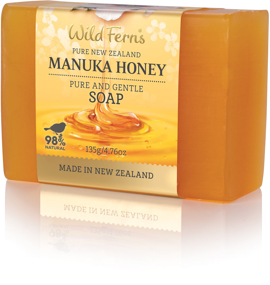 野生蕨類植物麥盧卡蜂蜜純淨溫和皂 135克（新品）