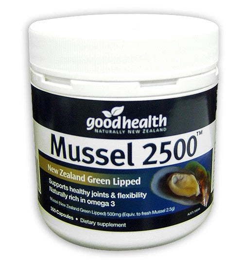 Goodhealth Mussel 2500 Green Lipped Mussel 500mg Capsules
