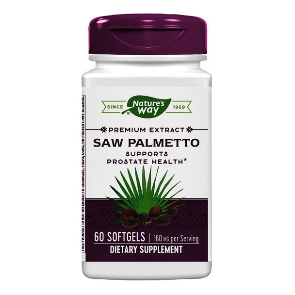 Natures Way Saw Palmetto Extract 60 Capsules