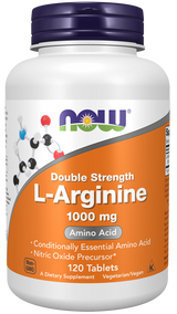 Now L-Arginine, Double Strength 1000 mg Tablets 120