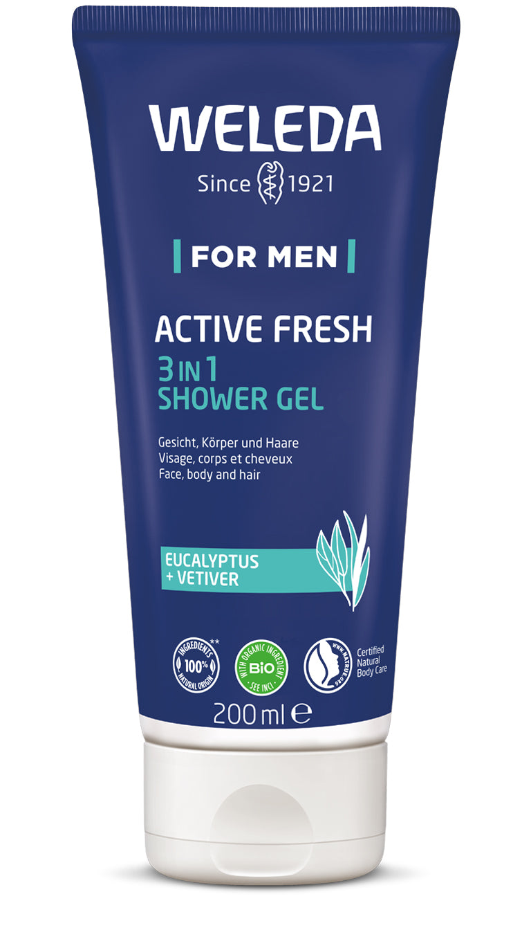 Weleda Men Active Fresh 3in1 Shower Gel
