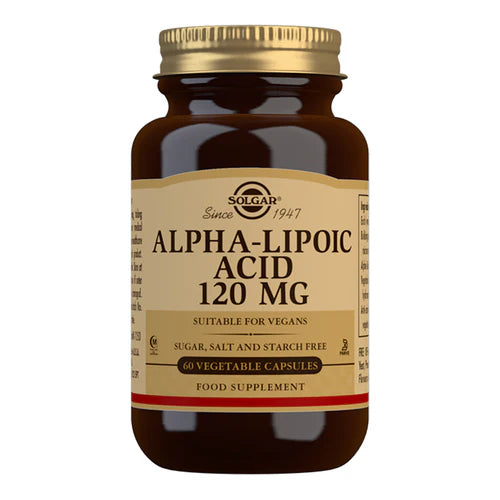 Solgar Alpha Lipoic Acid 120mg Vegecaps