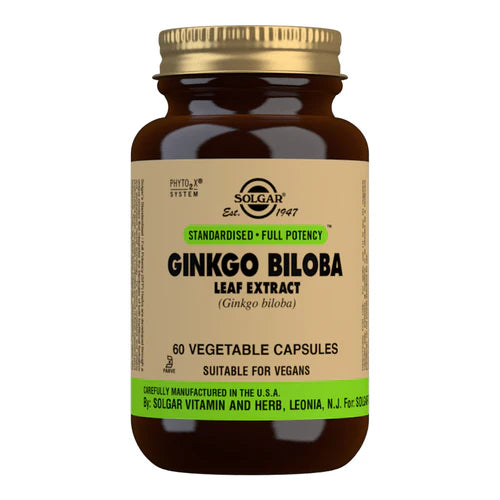 Solgar Ginkgo Biloba Leaf  Extract  Capsules 60