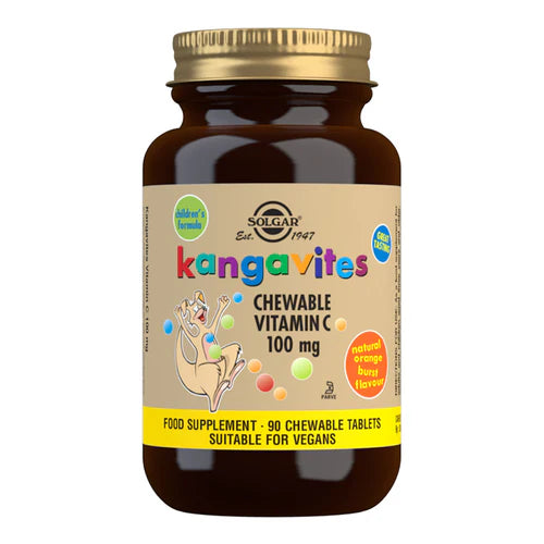 Solgar Kangavites 維生素 C 100 毫克咀嚼片