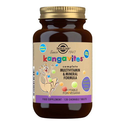 Solgar Kangavites 多重營養素配方彈性莓果味咀嚼片 60 片