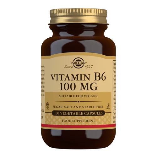 Solgar 維生素 B6 100 毫克素食膠囊