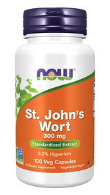 Now St. John's Wort 300 mg Veg Capsules 100