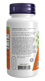 Now St. John's Wort 300 mg Veg Capsules 100