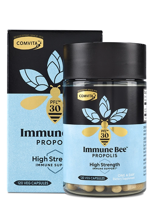 Comvita Immune Bee™ Propolis High Strength 1-A-Day PFL30 Veg Capsules