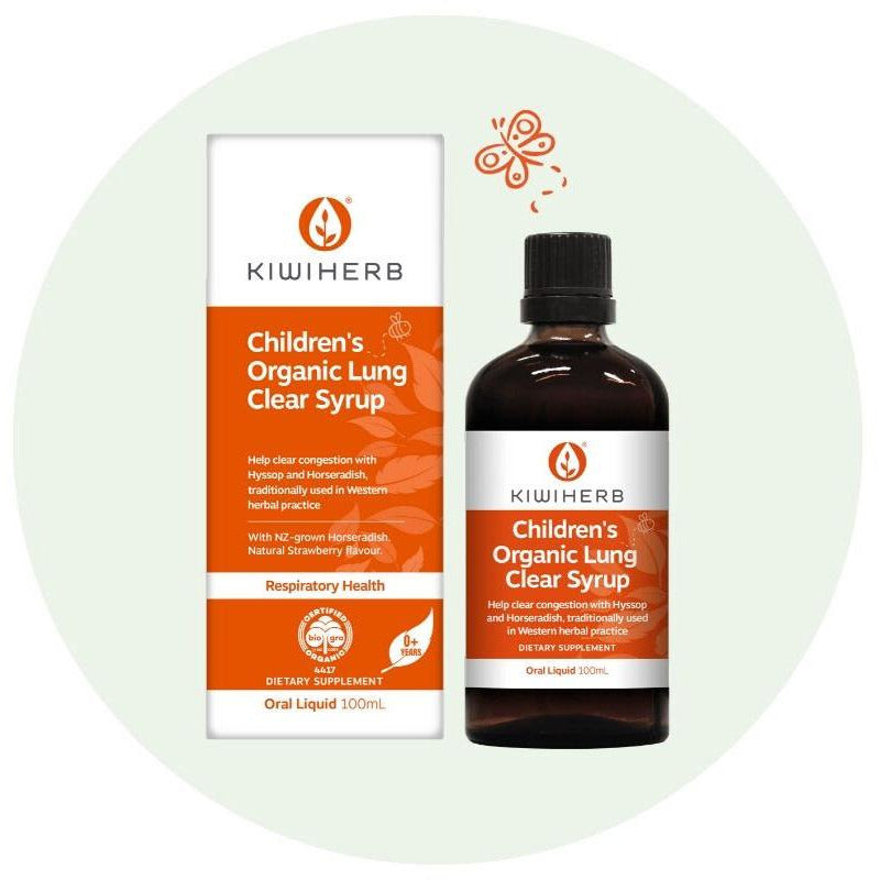 Kiwiherb Children's Organic Lung Clear 100ml