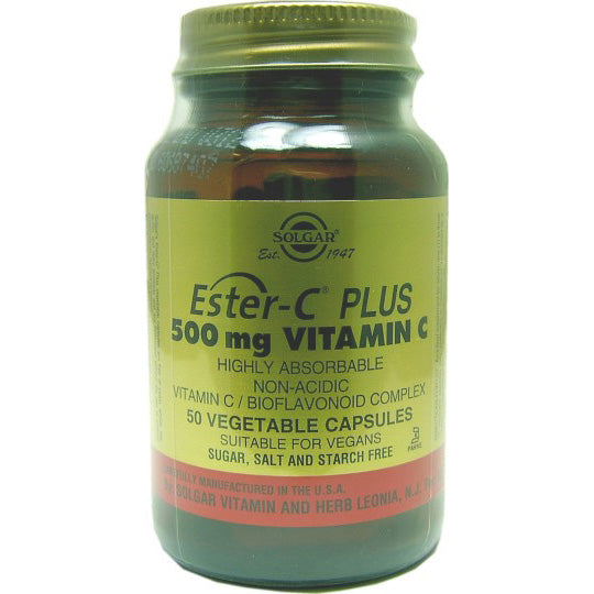 Solgar Ester-C Plus 500毫克維生素C素食膠囊