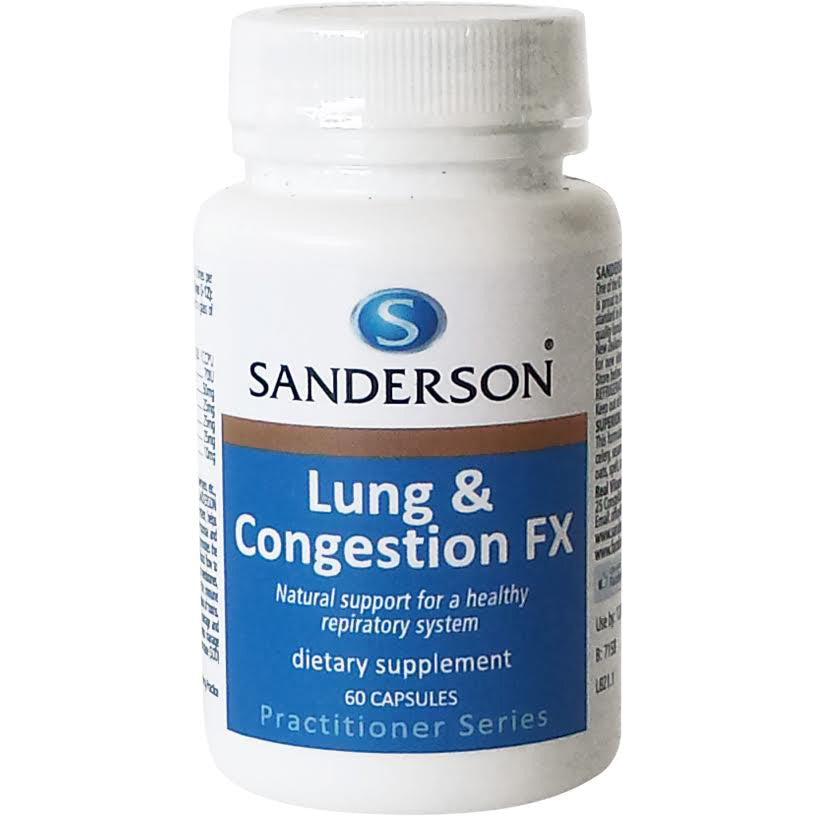 Sanderson 肺部及充血 FX 膠囊 60 粒