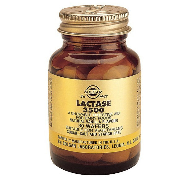 Solgar 乳糖酶 3500 咀嚼片 30 片