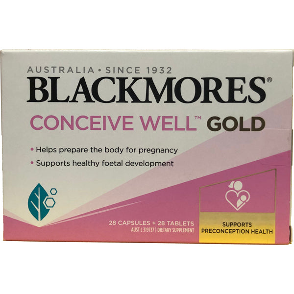 Blackmores 孕育金裝片與膠囊