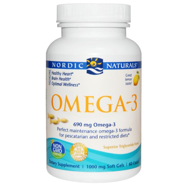 Nordic Naturals Omega-3檸檬魚明膠