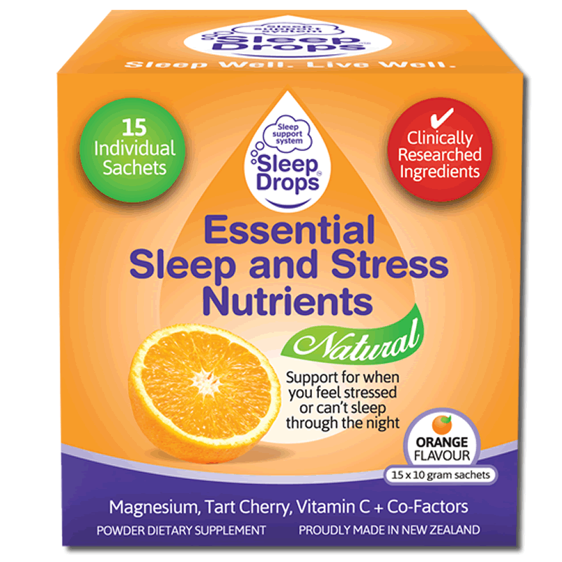 助眠滴劑，富含必需睡眠營養素，15x10克小袋裝